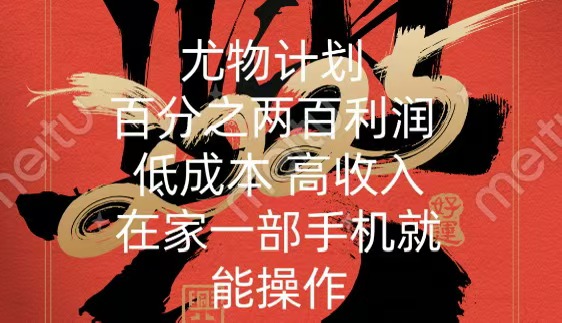尤物计划-200％暴利 低成本 高收入 一部手机即可操作-卧狐科技网