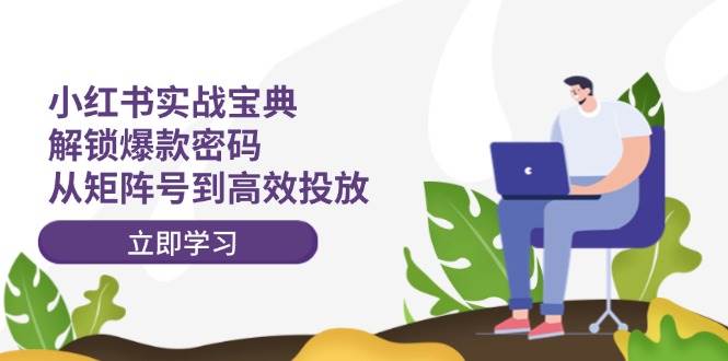小红书实战宝典：解锁爆款密码，从矩阵号到高效投放-卧狐科技网