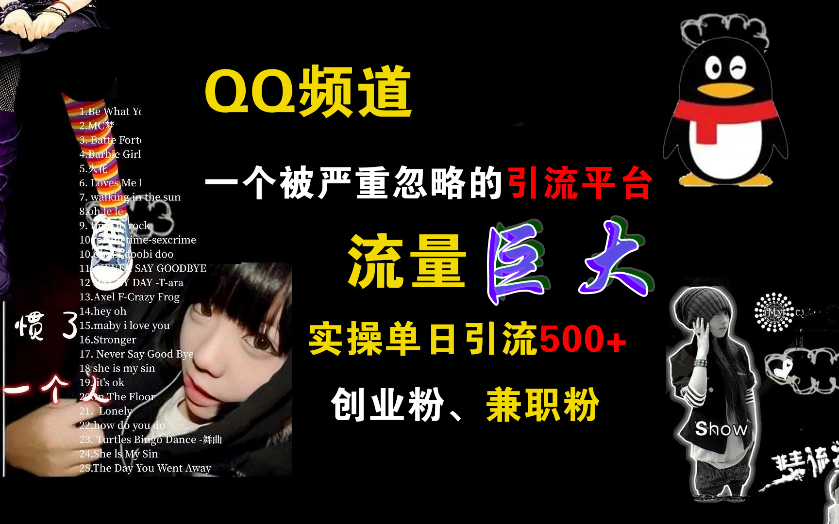 QQ频道，一个被严重忽略的引流平台，流量巨大，实操单日引流500+创业粉、兼职粉-卧狐科技网
