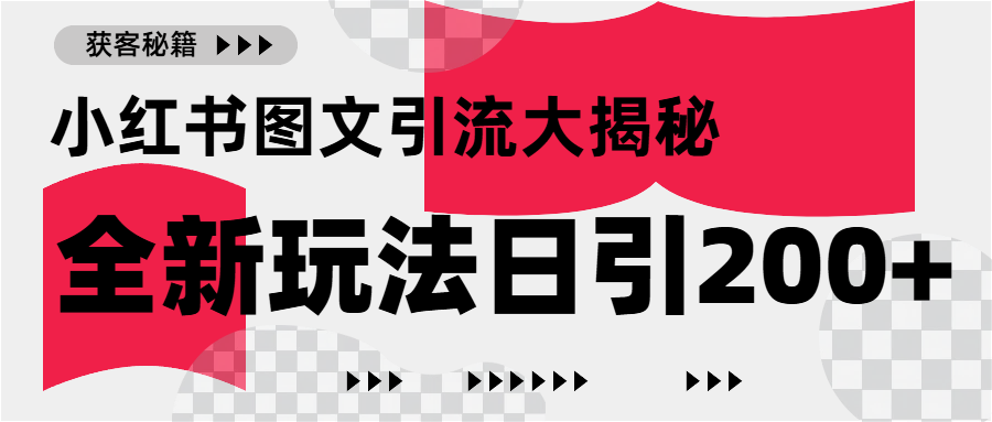 小红书图文引流，只需一张图片即可撬动百万流量，日引200+创业粉-卧狐科技网
