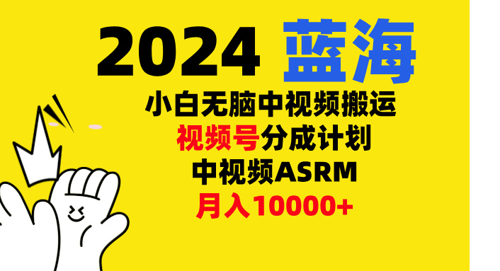 小白无脑复制-中视频视频号-分成计中视频ASRM-卧狐科技网