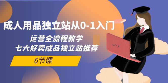 成人用品独立站从0-1入门，运营全流程教学，七大好卖成品独立站推荐-6节课-卧狐科技网