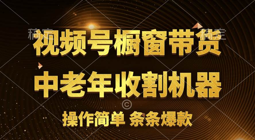 [你的孩子成功取得高位]视频号最火爆赛道，橱窗带货，流量分成计划，条...-卧狐科技网