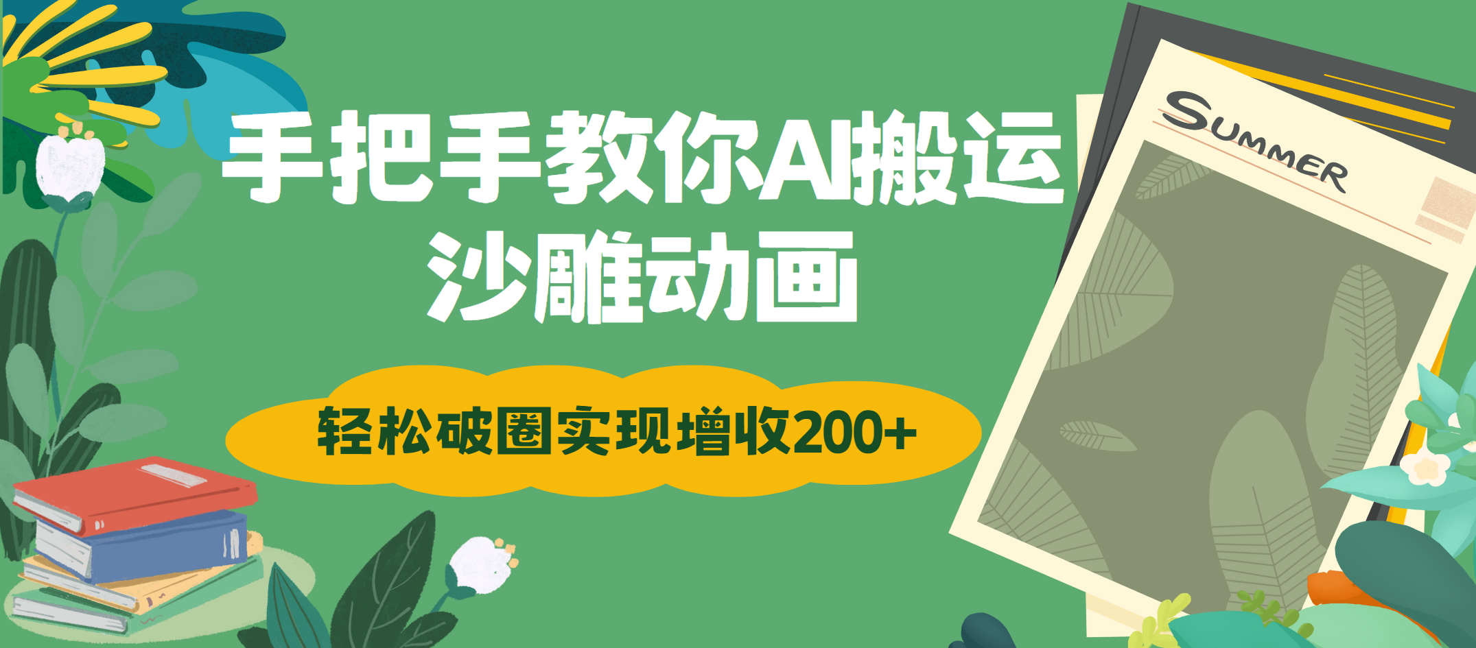 手把手教你用AI搬运沙雕动画轻松破圈实现增收200+-卧狐科技网